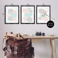 thumbnail image 4 of Stupell Industries Pastel Stones on White Abstract Painting Black Floater Framed Canvas Art Print Wall Art, 21 x 31, Set of 3, 4 of 10
