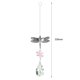 thumbnail image 3 of Colgante De Cristal Dragonfly Hanging Ornament Crystal Windchime Pendant Rainbow Maker (rosa) Tmvgtek Libre de BPA, 3 of 3