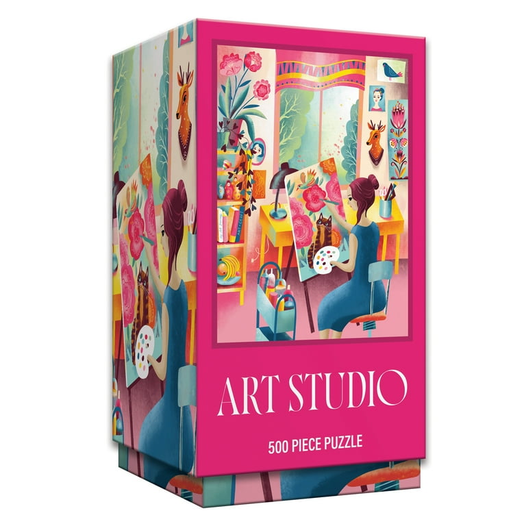 ✩roji✩さん用セット RoseArt Vertical Visions 500-Piece Art Studio Adult Interlocking
