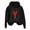 Black, variant on Lobster Sweatshirts Women Oversized Graphic Y2k Crewneck Long Sleeve Drop Shoulder Shirts Top Vintage Jacket Pullover Tops (Black,Large)