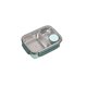 thumbnail image 2 of Caja Bento Fiambrera individual de acero inoxidable 304 con soporte para teléfono, sellada y apta para microondas, ideal para la oficina (verde). Rkxzt, 2 of 8