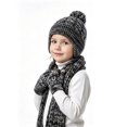 thumbnail image 5 of Girls Winter Hat Beanie Scarf & Gloves Set,Unisex, Heavyweight Acrylic, Cartoon Pattern, Casual & Practical, 3 Count, Winter Holidays Gift, 5 of 7