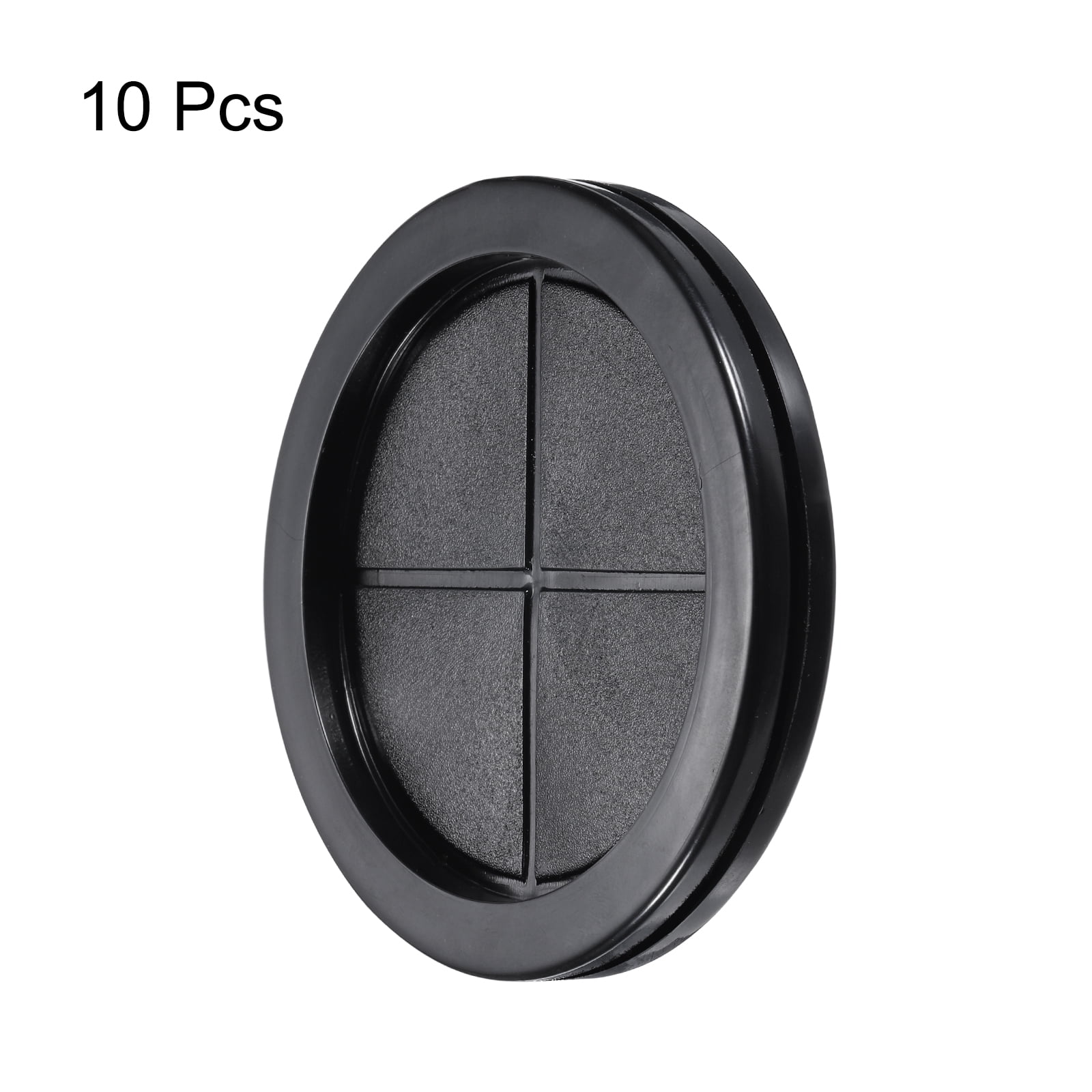 Rubber Grommet Round Double-Sided Mount Dia 120 mm ID 110 mm for Wire Protection Pack of 10