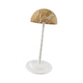 thumbnail image 2 of Soporte para la cabeza, soporte para exhibición de sombreros, soporte de mesa antideslizante con forma de cúpula de encaje, estante para almacenar gorras Marrón, 2 of 8