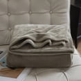 thumbnail image 4 of TIMIFIS Fleece Throw Blanket for Couch Sofa - Fuzzy Soft Cozy Blanket for Bed, Thick Warm Blankets for Winter, Gray, 39X59 In, 4 of 6