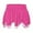 Hot Pink, variant on ZHOUCHANKIDS Women's Lace Short Skirt Sexy Y2K Solid Low Waist Patchwork Flowy Ruffle Pleated Mini Skirts Streetwear White M