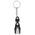 thumbnail image 2 of Porte-clés Thème Plongée Mini en PVC Forme de Flipper Mignon Porte-Clés Bleu pour Usage Quotidien, 2 of 7