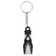 thumbnail image 1 of Llavero de PVC Sincero con forma de aleta corta Color negro, 1 of 9