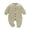 Green, variant on YIXPOH Baby Long Sleeve Knit Romper Neutral One-Piece Jumpsuit With Button Closure Soft Cotton Knit Outfit Pink 0-1 Months