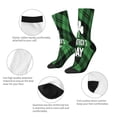 thumbnail image 3 of Rateoe St Patrick's day for Women Casual Calf Socks - Cute Crew Socks - Thin Soft Above Ankle Socks Size 5-11, 3 of 6