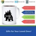 thumbnail image 3 of Personalized Grandpa Bear Coffee Cup White Glossy Mug Grandpa Mug Father's Day Gift Grandparent's Day Grandpa To Be Pregnancy Announcement Dad Gift, Father’s Day Mug, Gifts For Dad, Unique Fathers Da, 3 of 4
