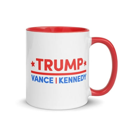 

Republican Support 2024 Mug with Color Inside Trump Vance Kennedy (Red 11 oz)