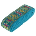 thumbnail image 2 of 7M Embroidery Jacquard Ribbon Clothing Flower Ribbons Crafts 1.77inch ,, 2 of 8