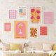 thumbnail image 2 of Póster de Matisse Juice Fruit Pink Orange, arte bohemio, arte de pared con forma de corazón, mercado de flores, galería de moda, decoración de pared para dormitorio, 2 of 5