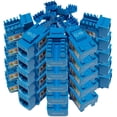 thumbnail image 2 of iMBAPrice Keystone Punch Down Jack Cat5e RJ45 Cable Connectors & Wire - Blue, 25 Count per Pack, 2 of 5