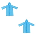 thumbnail image 2 of Yuarrent 1 Uds. Chubasquero desechable grueso para niños, Poncho con capucha para niños, Material impermeable de PEVA, impermeable portátil Type6 NO6, 2 of 6