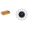 thumbnail image 1 of Cesta De Frutas Tejida, Cuenco Para Aperitivos, Plato Para Pan, Reloj Colgante De Acrílico Con Forma De Flor Para Escritorio, Silencioso, Para Interiores, Decoración Sencilla Para Dormitorio,, 1 of 8