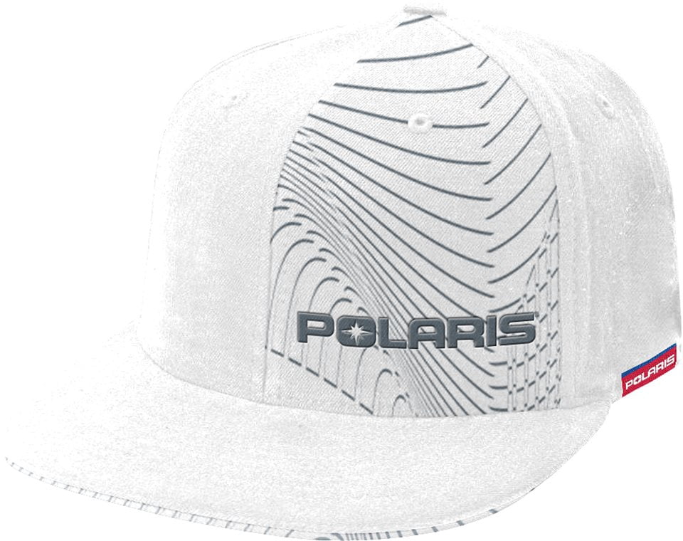 OEM Polaris White \u0026 Gray Flat Billed 
