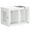 White, variant on PawHut 31.5" Dog Crate Furniture with Double Doors, for Medium Dogs, White