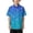 A-Blue65, variant on Byoo Toddler Boys Shark Printed Tee Shirt Vibrant Lightweight Short Sleeve Summer Button Down Shirt,Blue