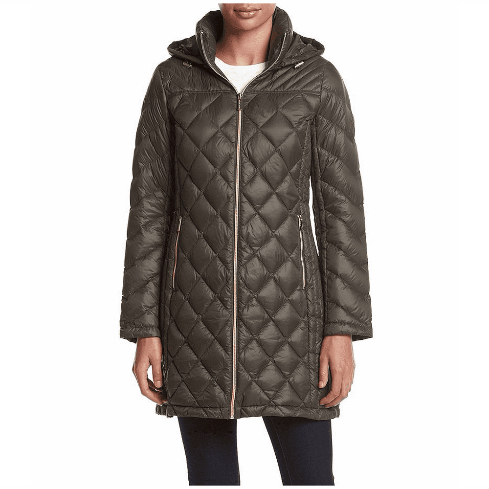 michael kors olive parka
