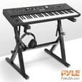 thumbnail image 6 of Pyle PKST38 Heavy Duty Adjustable Folding Z Style Piano Keyboard Stand, Black, 6 of 7