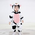 thumbnail image 6 of Icvfdpl Babys Clothes Boy Girl Thick Snowsuit Winter Warm Coats Cow Prints Hooded Romper Jumpsuit Adorable Baby Daily Wear, 6 of 7