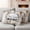 LightGrey Black Brown, variant on Home Sweet Outdoor Waterproof Pillow Covers, Wreath Botanical Farmhouse Plants Beige Decorative Square Throw Pillowcase Sofa Cushion Sham for Patio/Couch/Chair, 26"x26" 2 Pack