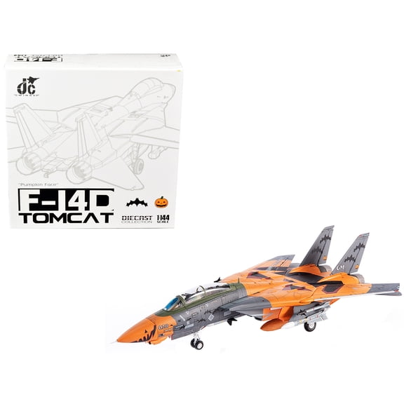 Grumman F-14D Tomcat Fighter Plane Ace Combat "Pumpkin Face" 1/144 Diecast Model by JC Wings