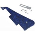 thumbnail image 1 of GFDYREE Garde-Médiator de Guitare Perle Bleue LP avec Support Chromé pour Épiphone les Paul, 1 of 3