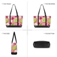 thumbnail image 6 of FORMRS Canvas Laptop Tote Bag for Women with 15.6" Computer Compartments Shoulder Handbag, Floral Raspberries, 6 of 7