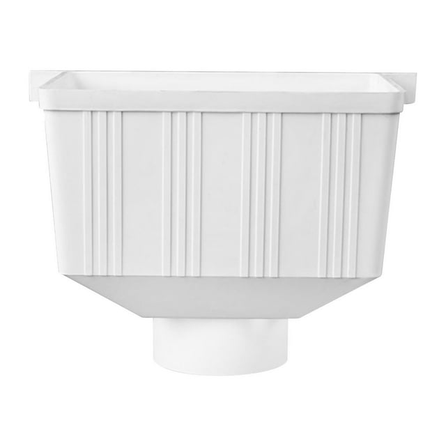 Conector de drenaje de bajante, sistema de recolección, colector de PVC, par de desviador de lluvia Estilo A kusrkot Recolección de agua de lluvia