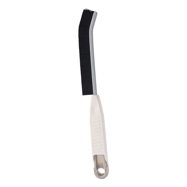 Cepillo de limpieza cepillo limpiador cepillo de hendidura larga cepillo de ranura de mano cepillo de cerdas duras para puerta de persiana pista baño Negro Macarena Cepillo de limpieza