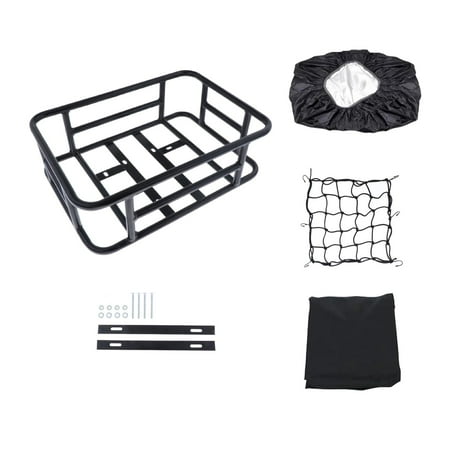 BAOSITY Bike Rear Basket Panniers Luggage Rack Detachable Large Capacity Bike Cargo Rack Rear Basket for Road Bikes Supplies , L L