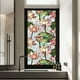 thumbnail image 5 of Lámina adhesiva estática para ventanas con motivos florales y arcoíris, 100 x 43 cm, adhesivo de PVC, 5 diseños botánicos para puertas de cristal, 5 of 5