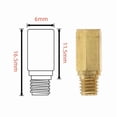 thumbnail image 3 of For BD CRS FCR FCR-MAX PD PE PJ PWK PWM Carburetor Nozzle Size 60-215 M5 Thread, 3 of 3