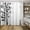 Grey Bamboo, variant on Watercolor Floral Shower Curtain Sets,Blue Beige Flowers Bathroom Curtains,Modern Minimalist White Bath Curtain, Waterproof Fabric with 12 Hooks 72x72 Inches