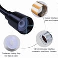 thumbnail image 3 of Black 3m Flexible Hose for Toilet and Bidet Connection, 3 of 5