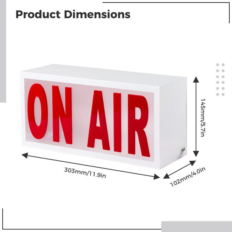 On air light with remote online