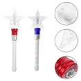 thumbnail image 3 of 2 varitas luminosas giratorias con purpurina en forma de estrella para Navidad, varitas LED intermitentes para fiestas de niñas, varitas luminosas con forma de estrella, ideales para niños., 3 of 7