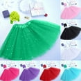 thumbnail image 2 of WOYY Girls Star Sequins Tutu Skirt Birthday Party Tulle Skirt Petticoat, 2 of 2