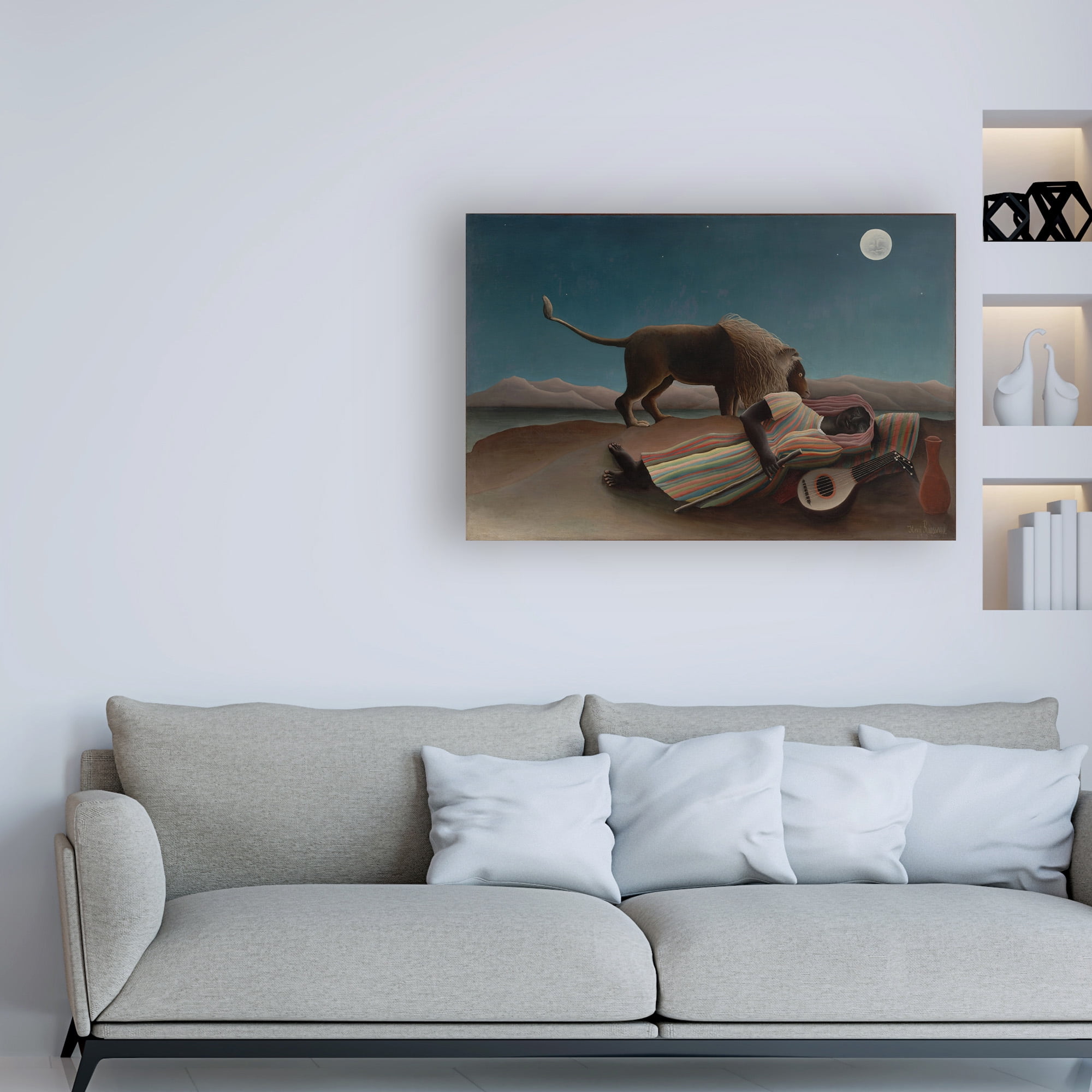 Trademark Fine Art 'Sleeping Gypsy' Canvas Art by Henri Rousseau