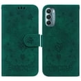 thumbnail image 3 of Nalacover For Motorola Moto G Stylus 5G 2022 Wallet case,Embossed Sun Flower Pattern PU Leather Magnetic Flip Folio Book Credit Card Holder Shockproof for Women Men Phone Cover.Green, 3 of 9
