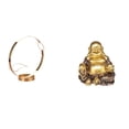 thumbnail image 1 of Portabotellas de vino,Soporte para botellas de vino,soporte para botellas de vino,estante de hierro,Decoración de gabinete de vino tinto de regalo de barra de cocina,Estatua de Buda,Figuras de, 1 of 8