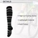 thumbnail image 4 of Calcetines de ciclismo únicos de Bargains, antifricción, calcetines de bicicleta al aire libre, negro, gris claro, gris oscuro, verde, tamaño L-XL, unisex neutral, 1 par, rayas de cuatro colores, 4 of 7