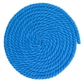 Super Soft 3-Strand Twisted Cotton Rope - 1/2 Inch X 50 Feet For Crafts & Decor (Blazin Color)