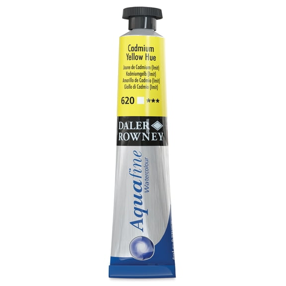 Daler-Rowney Aquafine Watercolor - Cadmium Yellow Hue, 8 ml Tube