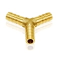thumbnail image 1 of Joywayus 3/8 "" ID grande manguera Barb en forma de Y unión de 3 vías intersección/latón dividido agua/combustible/aire, 1 of 5