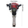 thumbnail image 2 of FETCOI 37.7CC 4 Stroke Concrete Rock Breaker Gas Power Demolition Drill Jack Hammer (Red), 2 of 8