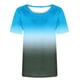 thumbnail image 4 of Camiseta de Manga Corta de Cuello Redondo Impresa Casual de la Moda de las Mujeres, Poliéster Ligero para el Uso Diario, 4 of 8